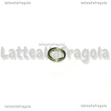 100 Anellini Brisè in Acciaio Inox 5mm