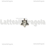 Charm Punto Luce Stella in Acciaio Inox 9x8mm