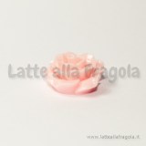 Cabochon Rosa in resina colore Rosa 19mm
