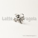 Charm 3D Drago in metallo argento antico 21x14mm