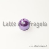Perla in acrilico violetto 12mm