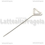 Porta memo in metallo forma cuore 12.8cm