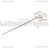 Porta memo in metallo forma fiore 12.8cm