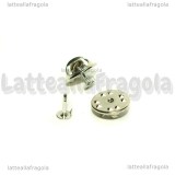 Base spilletta in rame silver pated con piattello da 4.5mm