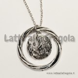 Collana con ciondolo Simbolo Fiamme degli intrepidi di Divergent