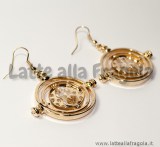 Orecchini Giratempo in metallo Gold Plated