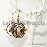 Orecchini Giratempo in metallo Gold Plated