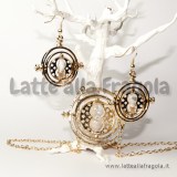 Orecchini Giratempo in metallo Gold Plated