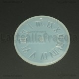 Stampo in silicone Orologio Numeri Romani lucido diametro 15cm