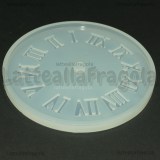 Stampo in silicone Orologio Numeri Romani lucido diametro 15cm