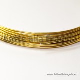 10 Metri Filo in Alluminio Oro1mm