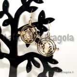 Orecchini Giratempo in metallo Gold Plated