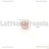 5 Perle in Quarzo Rosa 6mm