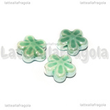 3 Fiori in Ceramica Tiffany foro passante 12mm