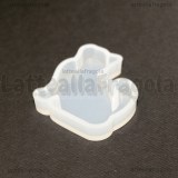 Stampo Gatto in silicone lucido 35x32mm