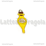 Ciondolo Pozione Felix Felicis Saga Harry Potter in metallo dorato smaltato 10x28mm