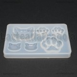Stampo in silicone Cats Lovers lucido 7.8x4.8cm