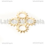 Ingranaggio in metallo dorato 12mm Modello C