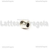 5 Pepite in metallo argento antico 8x8mm