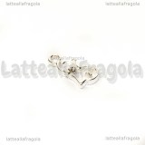 Charm Gattino in Argento 925 12.5x5.5mm