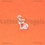 Charm Gattino in Argento 925 12.5x5.5mm