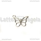 Ciondolo Farfalla in Argento 925 14x16mm