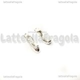 Ciondolo Scarpetta 3D in Argento 925 15x4mm