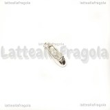 Ciondolo Scarpetta 3D in Argento 925 15x4mm