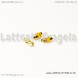 30 connettori dorati adatti per catena a pallini 1-1.5mm