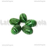 Cabochon in Pasta di Malachite 18x13mm