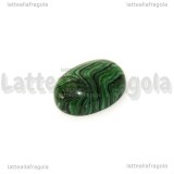 Cabochon in Malachite 18x13mm