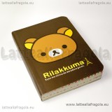 Agendina Rilakkuma copertina cartonata Cioccolato 108x82mm