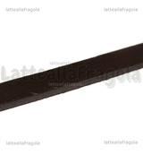 50cm di Nastro in Pelle nera 10x2mm