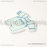 3 Tutine Bimbo in legno colorato 31x24mm