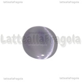 Cabochon in Occhi di Gatto violetto 25x18mm