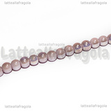 Perle in Vetro Lilla AB 4-4.5mm filo 38cm
