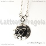 Collana Shadowhunters Ciondolo Rune in metallo argentato