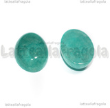 Cabochon in Giada Turchese 18x13mm