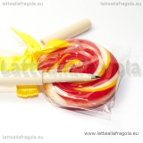 Penna Lollipop fiocco giallo 15cm