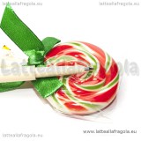 Penna Lollipop fiocco verde 15cm