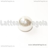 Perla in acrilico bianco 14mm
