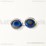 2 Cabochon in vetro colorato termosensibile 10mm