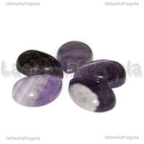 Cabochon Goccia in Ametista 18x13mm