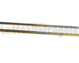 Collana Maglia Snake Piatta 3mm in Acciaio Inox Oro e Argento 45.4cm