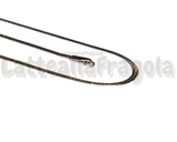 Collana Maglia Snake Piatta 2mm in Acciaio Inox argento 45cm