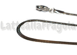 Collana Maglia Snake Piatta 2mm in Acciaio Inox argento 45cm