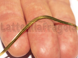 Collana Maglia Snake Piatta 2mm in Acciaio Inox Oro 45cm