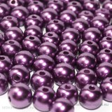10 Perle in acrilico Viola da 8mm