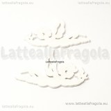 Angioletto in legno bianco 41x25mm