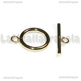 Chiusura Composta in Acciaio Inox Dorato 18mm